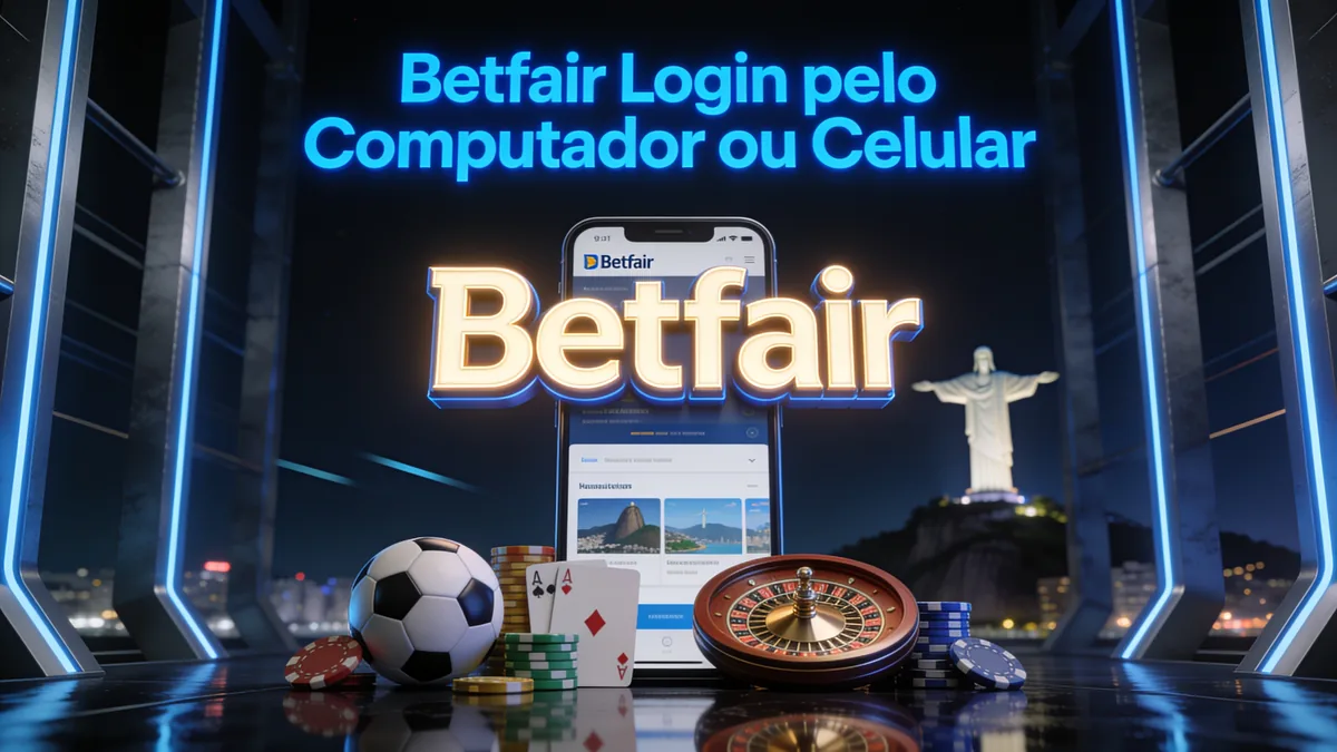 Betfair Login pelo Computador ou Celular para jogadores no Brasil